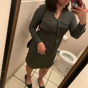 Olive Green Dress Size 8